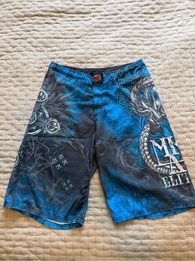 Y2K MMA Elite Board Shorts Training Size Small